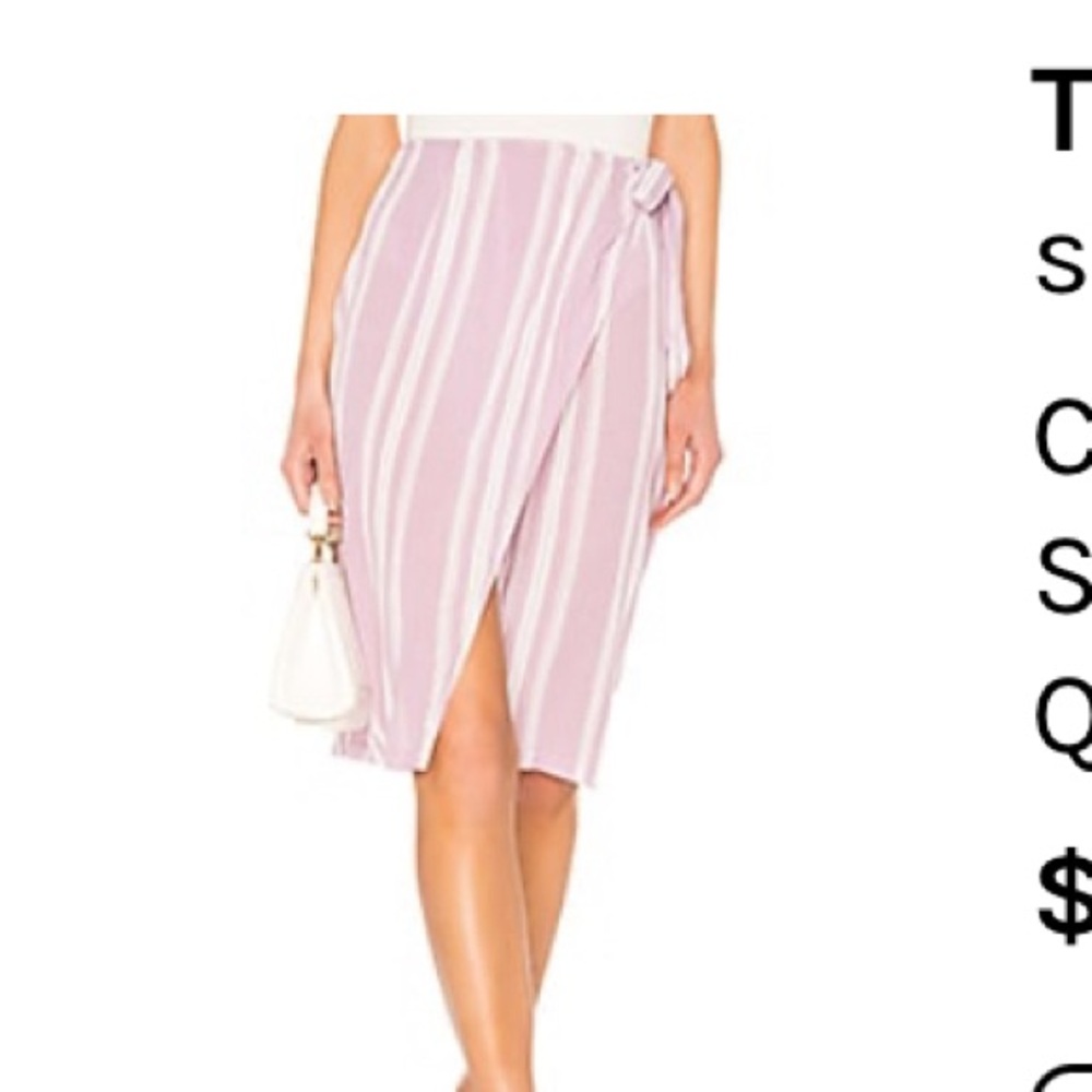 Superdown Trisha wrap skirt in Lavender